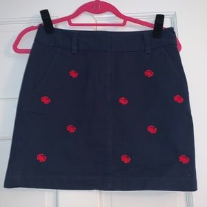 Embroidered Vineyard Vines Skirt